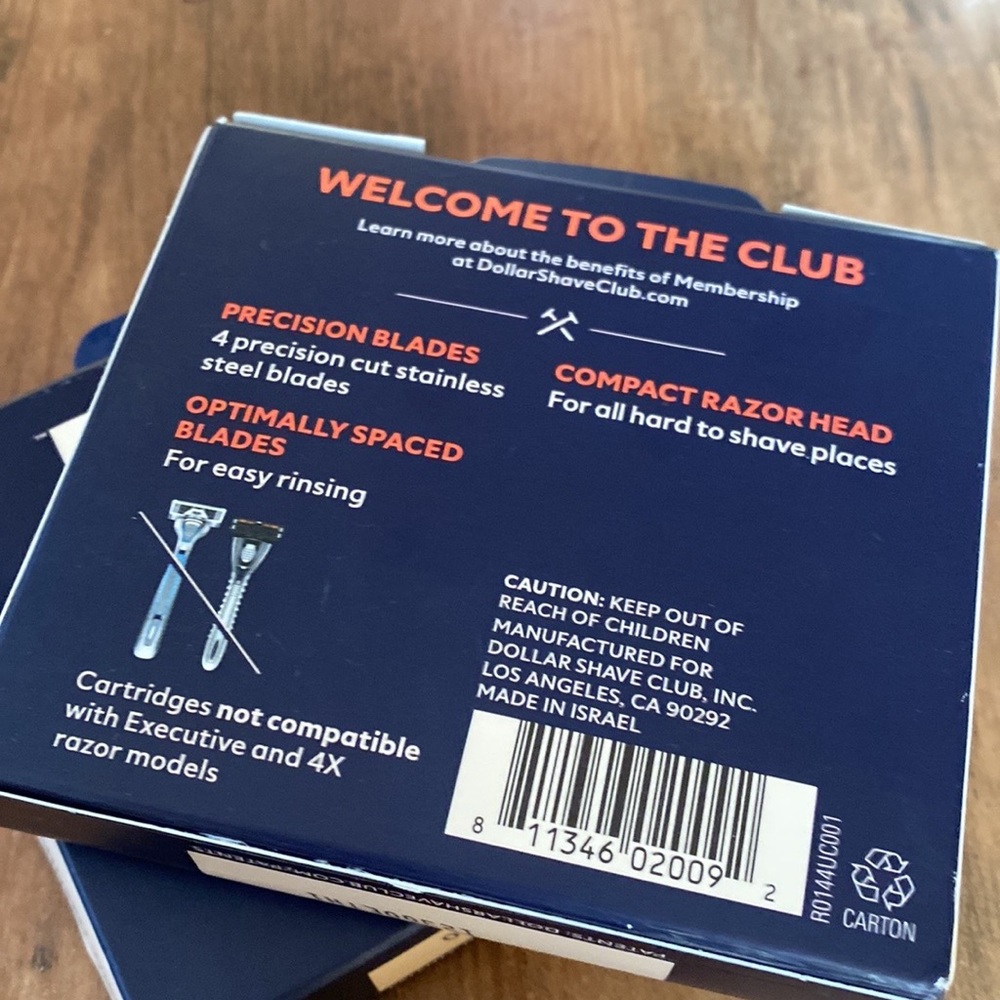 NWT DSC Shaving Blades